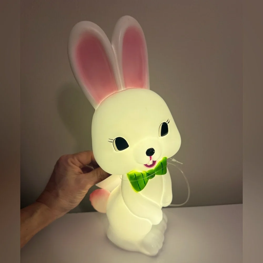 New Lit Decorative Easter Blow Mold White Bunny by Target Spritz Spring 2026